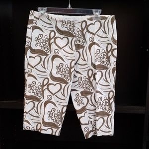 Trina Turk Printed Bermuda Shorts Size 6 NWT